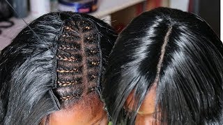 FULL SEW IN NO CLOSURE 14  NO LEAVE OUT  DETAILED TUTORIAL [upl. by Trakas]