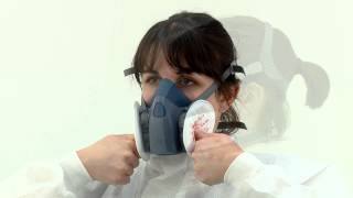 Fitting 3M™ 7500 Series Reusable Respirators [upl. by Hillie380]