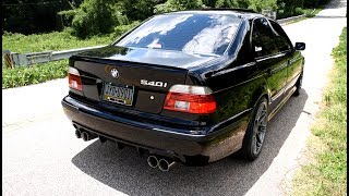 BMW 540i with magnaflow exhaust  CLEAN [upl. by Imiaj]