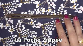 Coudre une poche zippée  Tuto Couture  DIY [upl. by Mallissa]