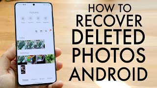 How To Recover Deleted Photos From ANY Android 2020 [upl. by Ellerahc]