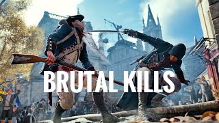 Assassins Creed Unity Brutal Kills amp Finishing Moves [upl. by Felten50]