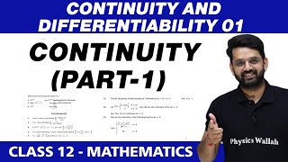 Continuity and Differentiability  Continuity Part1  Class 12 NCERT [upl. by Talmud]