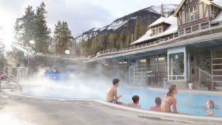 A Winter Experience at the Banff Upper Hot Springs [upl. by Troy]