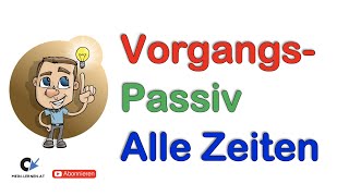 Vorgangspassiv alle Zeiten Sätze Übung [upl. by Adnamas401]