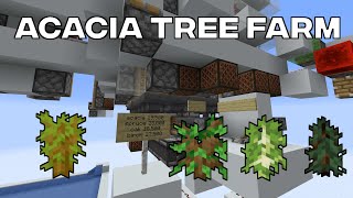 Fast 4 Type Tree Farm Acacia Spruce Birch Oak [upl. by Publus]