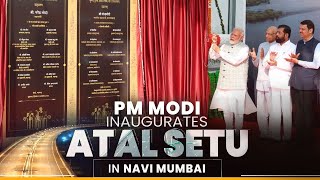 LIVE PM Modi inaugurates Atal Setu in Navi Mumbai [upl. by Yddeg182]