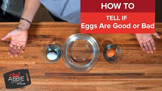 Egg Freshness Test How to Tell If Eggs Are Good or Bad QampA [upl. by Aleakim]