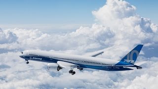 Boeing 78710 Dreamliner Completes First Flight [upl. by Ealasaid]