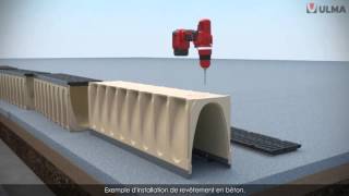 Comment installer Caniveaux Drainage ULMA Architectural Solutions [upl. by Elohcin]