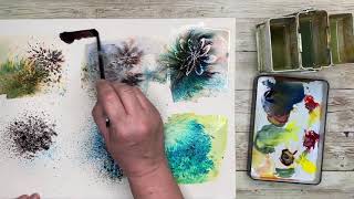 WHAT IS BRUSHO HOW I USE IT IN MY WATERCOLOUR PAINTING [upl. by Thynne]