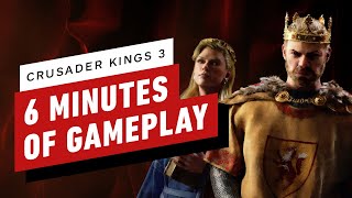 6 Minutes of Crusader Kings 3 Gameplay [upl. by Ecinad558]