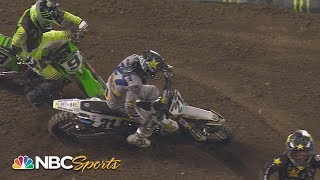 Supercross Round 3 at Anaheim  450SX EXTENDED HIGHLIGHTS  Motorsports on NBC [upl. by Micro935]