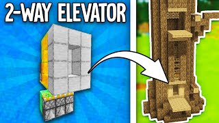 Easy amp Simple Minecraft Elevator 116 Tutorial Any Length [upl. by Floyd]