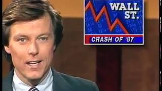 The 1987 stock market crash Original news report [upl. by Eehsar]