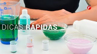 DICAS RÁPIDAS  Como fazer Slime [upl. by Blinny]