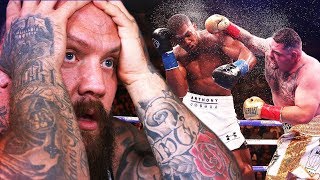 True Geordie SHOCKED as Andy Ruiz Stops Anthony Joshua [upl. by Ehtyde]