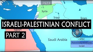 IsraelPalestine conflict  Summary on a Map [upl. by Nwahsaj]