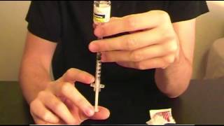 Insulin Vial Instruction  2015 [upl. by Dranyl]