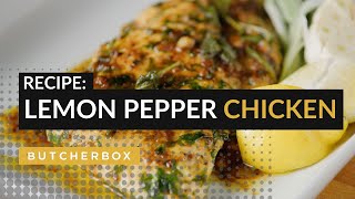 Lemon Pepper Chicken Breast Recipe [upl. by Hgieloj688]