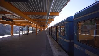 Sweden Stockholm subway ride from Norsborg to Hallunda [upl. by Southworth114]