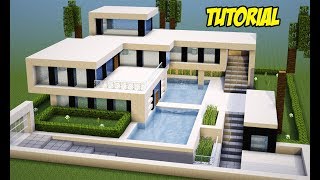 Minecraft Tutorial  MANSÃO ULTRA MODERNA Completa [upl. by Madson870]