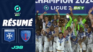 AJ AUXERRE  US CONCARNEAU 4  1  Résumé  AJA  USC  20232024 [upl. by Serena]