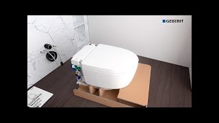 Geberit AquaClean Mera Comfort and Classic – Installation [upl. by Donaghue]