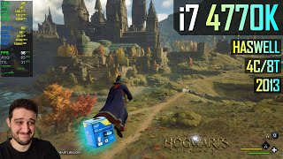 Intel Core i7 4770K 2013 vs Hogwarts Legacy [upl. by Martella]