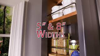 RevAShelf 448 Kitchen WallUpper Cabinet Pullout Organizer Overview [upl. by Einial]