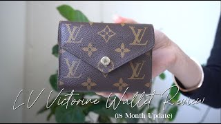 LOUIS VUITTON LV  Victorine Wallet Review 18 Month Update [upl. by Cathrin]