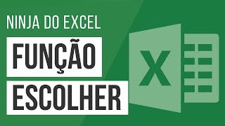 Função Escolher Excel  Tutorial [upl. by Khalin]