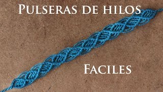 Como hacer pulseras de hilo faciles [upl. by Fabio]