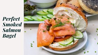 The Perfect Everything Smoked Salmon Bagel I Easy Recipe [upl. by Nrubloc863]