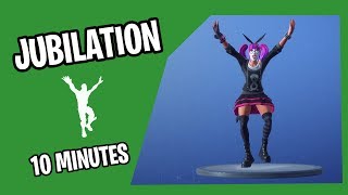 FORTNITE JUBILATION DANCE 10 MINUTES  FORTNITE EMOTES [upl. by Burrows]