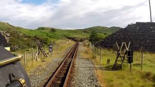 Ffestiniog Railway – Driver’s Eye View – Blaenau Ffestiniog to Porthmadog Wales [upl. by Miguela]