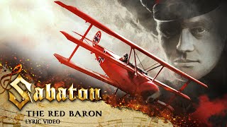 SABATON  The Red Baron Official Lyric Video [upl. by Wasserman]