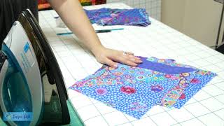 Tridazzle Quilt Quick class from 10quot squares [upl. by Dahl658]