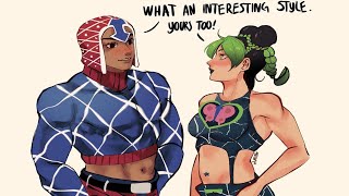 NEW JoJo Comic Dubs Stone Ocean x Golden Wind and More Part 6 JoJos Bizarre Adventure [upl. by Amorette]