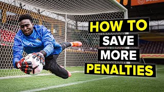 PENALTY SAVING secrets from a pro coach  goalkeeper tutorial [upl. by Odnalo]