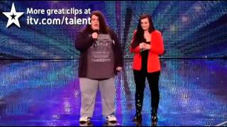 Jonathan amp Charlotte  The prayer BGT 2012 audition [upl. by Linkoski]