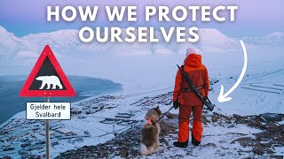 POLAR BEAR protection and how it works in the Worlds Northernmost Town  Svalbard [upl. by Jourdan]