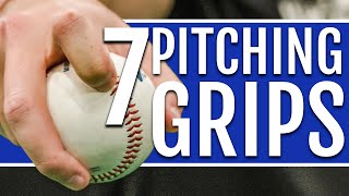 7 Baseball Pitching Grips Cheat Sheet Included [upl. by Zachariah]