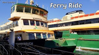 Sydney Ferry Ride  Pyrmont Bay To Circular Quay  Sydney Australia [upl. by Daus]