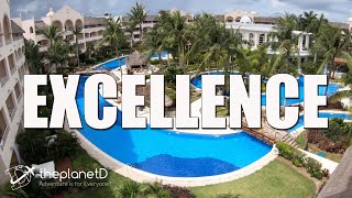 Excellence Riviera Cancun  AllInclusive Hotel amp Room Tour  Mexico Travel Vlog [upl. by Athalla]