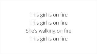 Alicia Keys  Girl On Fire Lyrics [upl. by Henley995]