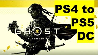 How to UPGRADE to Ghost of Tsushimas PS5 Directors CUT downloading PS4 saves version [upl. by Ettennek]