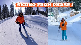 GULMARG  BEST PLACE TO LEARN SKIING  RiderGirl Vishakha [upl. by Refinneg438]