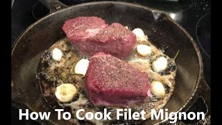 Fillet Mignon Recipe  How to make perfect Fillet Mignon Steaks [upl. by Harbert]