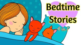 Sleep Meditation for Kids BEDTIME STORIES 4 in 1 Sleep Stories Collection [upl. by Paderna]